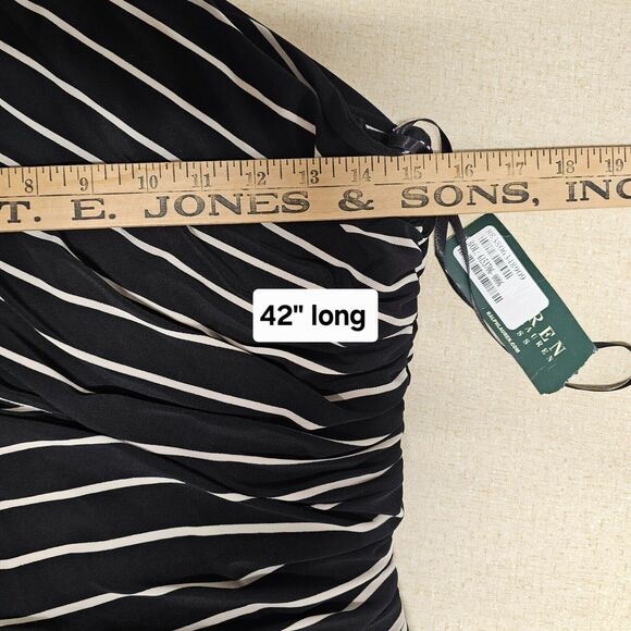 Y2K Lauren Ralph Lauren Womens Dress Sz 12 Whimsygoth Corporate Slinky Knit NWT - Picture 6 of 9